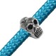 Pasador de Metal Zamak Calavera Mohicana 23x15mm (Ø 10mm)