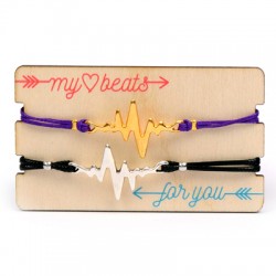 Pulseras Link&Love con Pulso con Portapulsera de madera