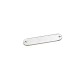 Conector de Metal Laton Chapa Rectangular 25x5mm