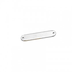 78010521 Conector de Metal Laton Chapa Rectangular 25x5mm