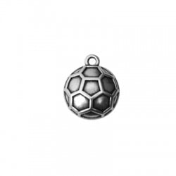 Colgante de Metal Zamak Balón de Fútbol 18mm