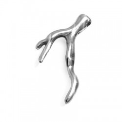 Colgante de Metal Zamak Rama de Coral 33x47mm (Ø3mm)