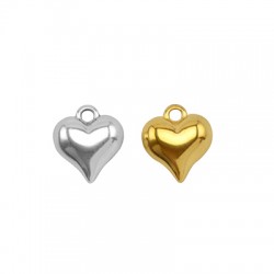 Colgante de Metal Zamak Corazón 14x13mm