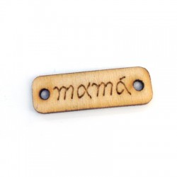 Conector de Madera Rectangular ´´Mama´´ 21x7mm