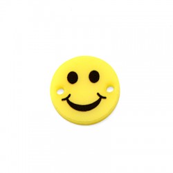 Conector de Metacrilato Redondo Carita Sonriente Smile 15mm