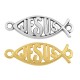 Conector de Metal Zamak Pez "JESUS" 27x10mm