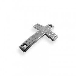 Conector de Metal Zamak Cruz Curvada 15x22mm