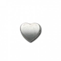 Entrepieza de Metal Zamak Corazón Rechoncho 12mm (Ø1.6mm)