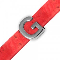 Pasador de Metal Zamak Letra "G" 15mm (Ø10.5x2.4mm)