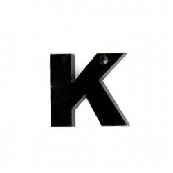 Colgante de Metacrilato Letra "K" 13mm