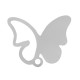 Pendiente de Acero Inoxidable Mariposa 11mm con Pin