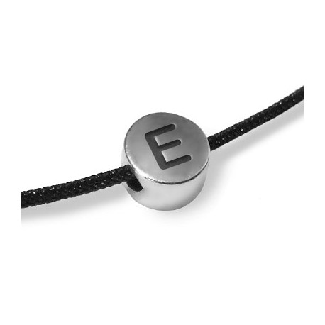 Pasador de Metal Zamak Redonda Letra ''E" 7/4.4mm (Ø2mm)