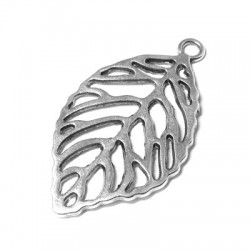 Colgante de Metal Zamak Hoja 44x26mm