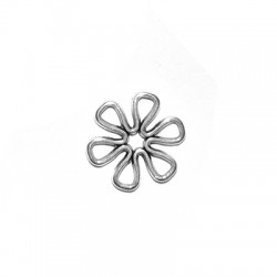 Colgante de Metal Zamak Flor 14mm