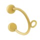 Pendiente Earcuff de Acero Inoxidable 304 con Anilla 10mm