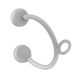 Pendiente Earcuff de Acero Inoxidable 304 con Anilla 10mm