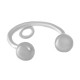 Pendiente Earcuff de Acero Inoxidable 304 con Anilla 10mm