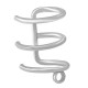 Pendiente Earcuff de Acero Inoxidable 304 13x11mm/1mm