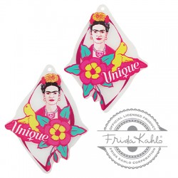 Pendientes de Metacrilato con Frida Kahlo ''UNIQUE'' 60x46mm