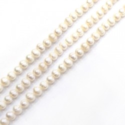 Perla Cultivada Irregular ~5mm (~67pcs/tira)