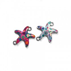 Conector de Metal Zamak con Esmalte Estrella de Mar 20mm