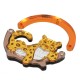 Colgante de Metacrilato Leopardo 45x23mm + 45x30mm (Set 2 Piezas)