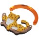 Colgante de Metacrilato Leopardo 45x23mm + 45x30mm (Set 2 Piezas)