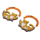 Colgante de Metacrilato Leopardo 45x23mm + 45x30mm (Set 2 Piezas)