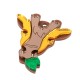 Colgante de Metacrilato Girafe 39x31mm (Set 2 Piezas)