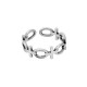 Anillo de Metal Laton Ajustable Cruz 20mm