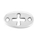 Conector de Metal Zamak Ovalado con Cruz 16x10mm