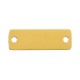 Conector de Acero Inoxidable 304 Rectangular con ´´Love´´ 18x6mm/1,1mm