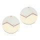 Colgante de Madera  y Metacrilato Redondo 40mm (2pcs/Set)