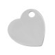 Stainless Steel 304 Charm Heart 10mm