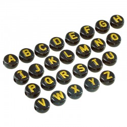 Letras de Acrilico Redondas 10mm (100uds/paq.) (Ø2.2mm)