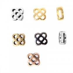 Entrepieza de Metal Zamak Flor de Barcelona (Panot)  8mm (Ø 5,2x2,2mm)