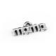 Colgante de Metal Zamak frase "mama" 17x4mm