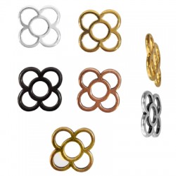 Colgante de Metal Zamak Flor de Barcelona (Panot)  20mm