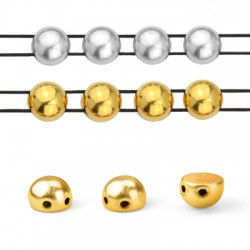 Entrepieza de Metal Zamak 6/4mm (Ø1mm)