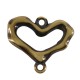 Conector de Metal Zamak Corazón 20x16mm