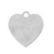 Colgante de Acero Inoxidable 304 Corazón con “LUCK” Esmaltado 13mm