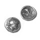 Colgante de Metal Zamak Moneda Pequeña 11mm