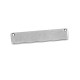 Colgante de Metal Zamak Chapa Rectangular  49x11mm(Ø1,8mm)