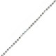 Cadena de Latón de Bolas Corte Diamante 1.2mm