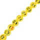 Entrepieza de Arcilla Polimerica Caras de Smiley 10mm (40pcs/tira)