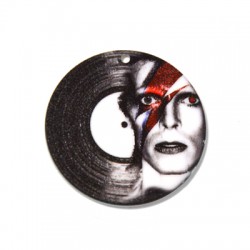 Colgante de Metacrilato David Bowie 40mm