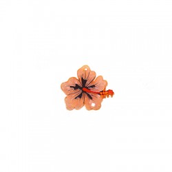 Colgante de Metacrilato Hibisco 30x25mm