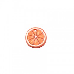 Colgante de Metacrilato Naranja 13mm