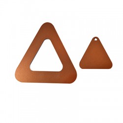 Colgantes de Metacrilato Triángulos 59mm + 32mm (2uds/Set)