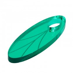 Colgante de Metacrilato Oval 13x41mm